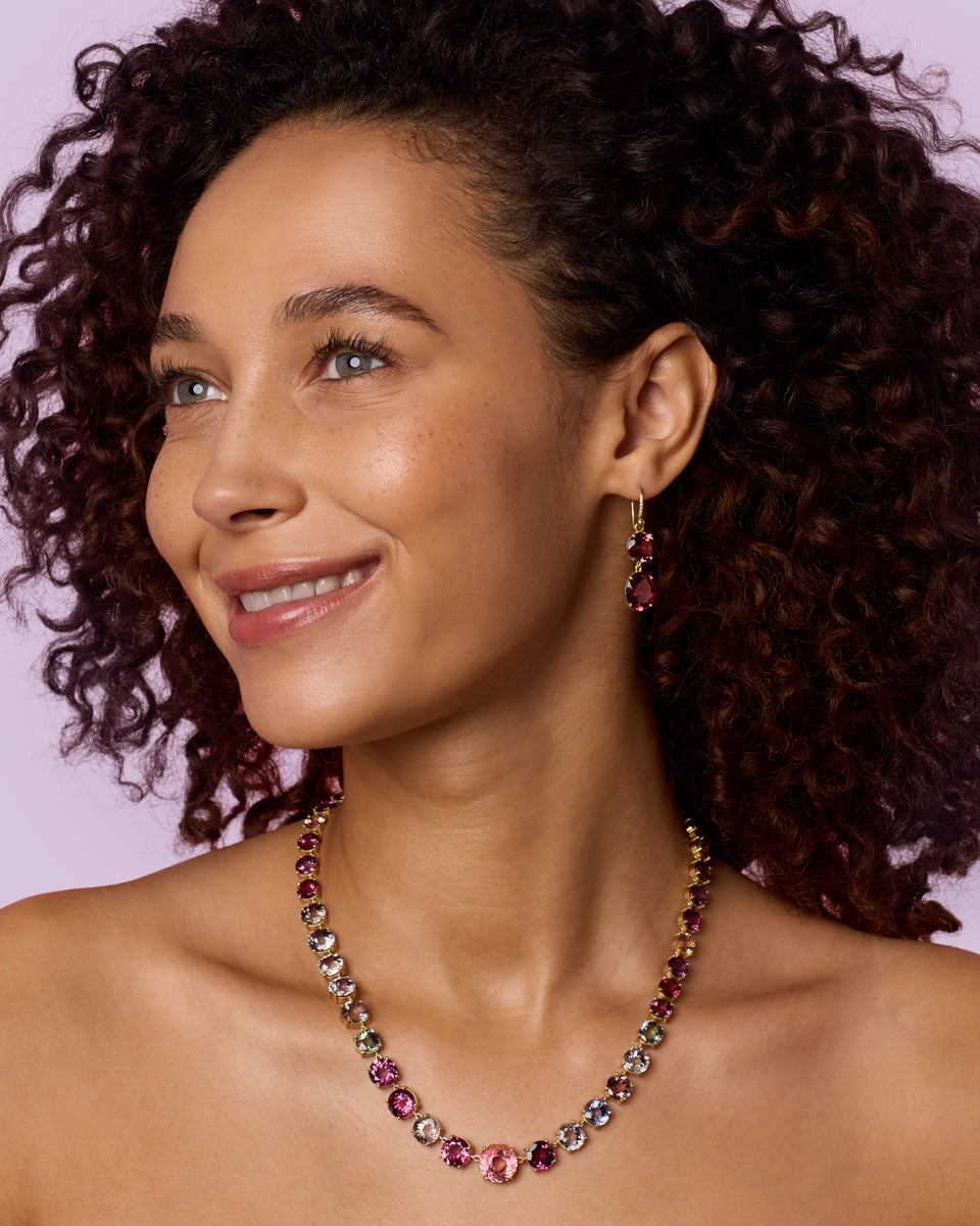 One of a Kind Gemmy Gem Link Necklace