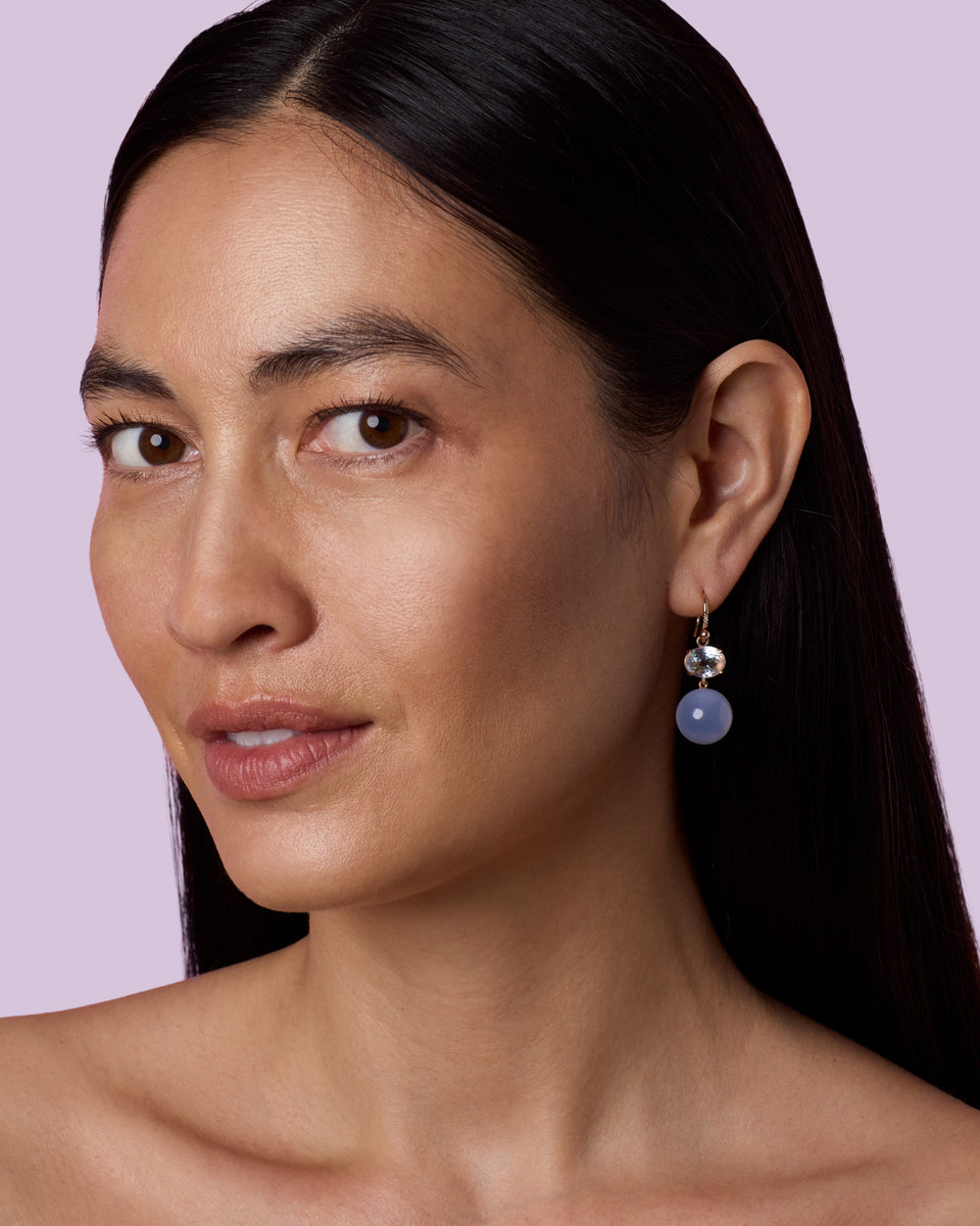 One of a Kind Gemmy Gem Gumball Earrings