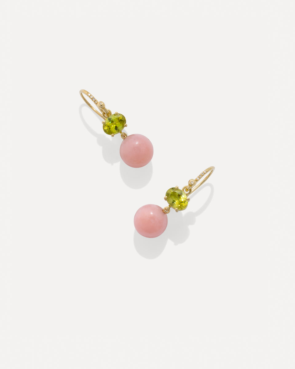 One of a Kind Small Gemmy Gem Gumball Earrings - Irene Neuwirth