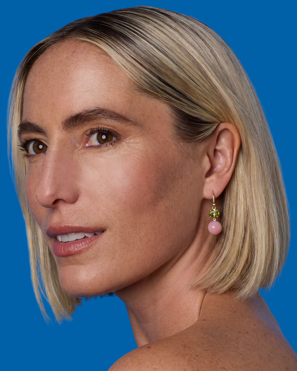 One of a Kind Small Gemmy Gem Gumball Earrings - Irene Neuwirth
