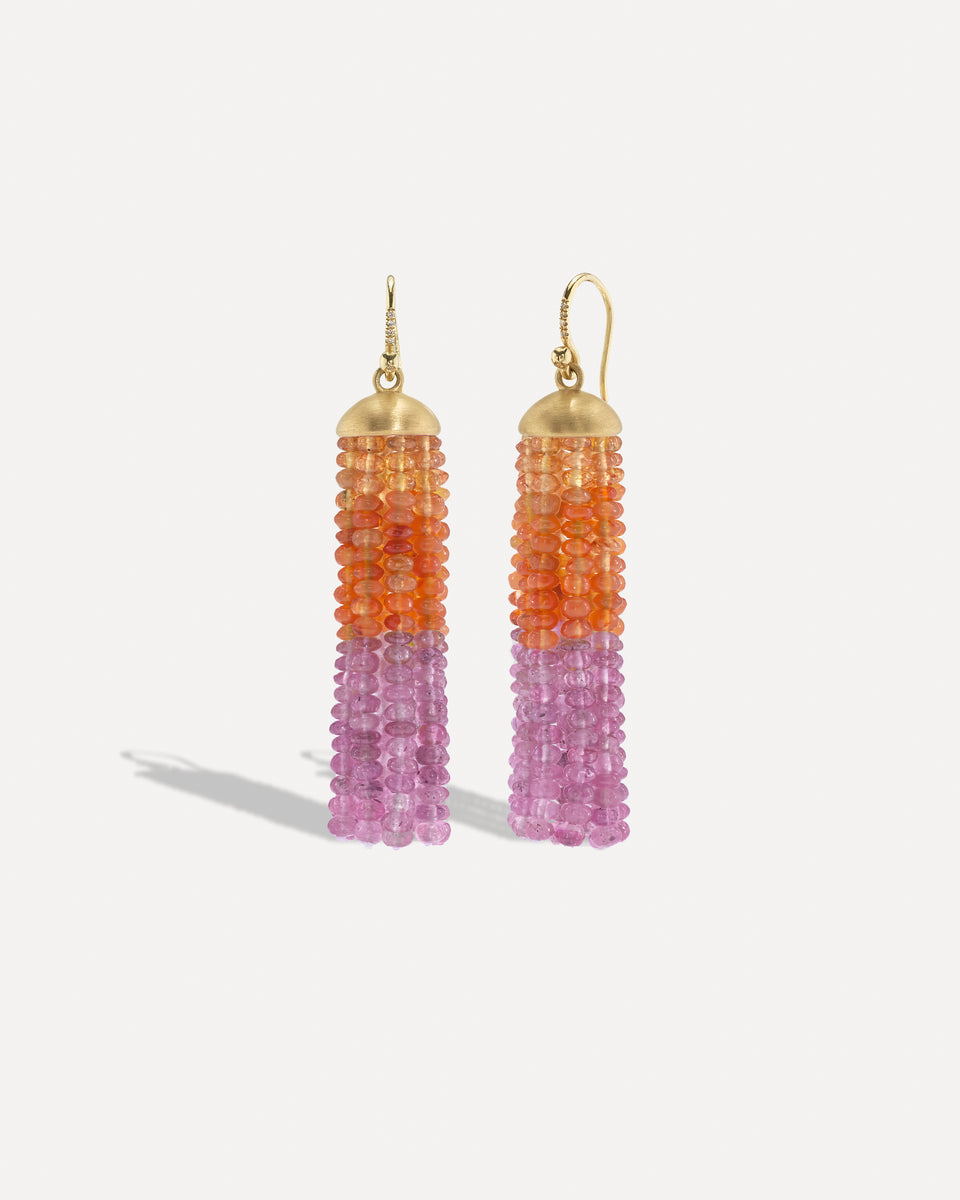 One of a Kind Medium Tassel Earrings - Irene Neuwirth