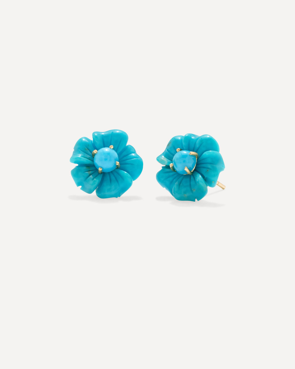 One of a Kind Tropical Flower Studs - Irene Neuwirth
