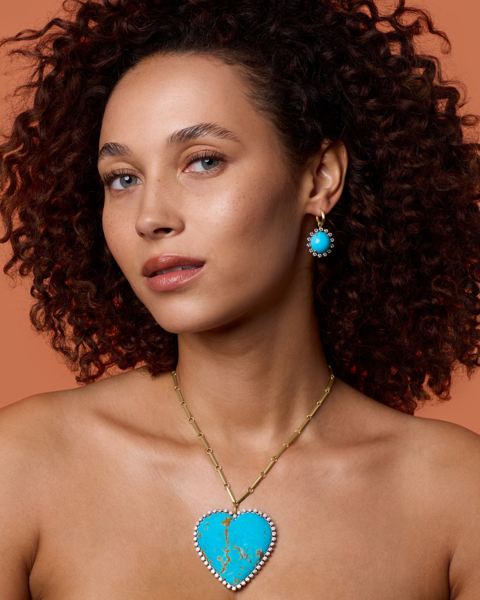 One of a Kind Diamond Jeweled Huggies - Irene Neuwirth