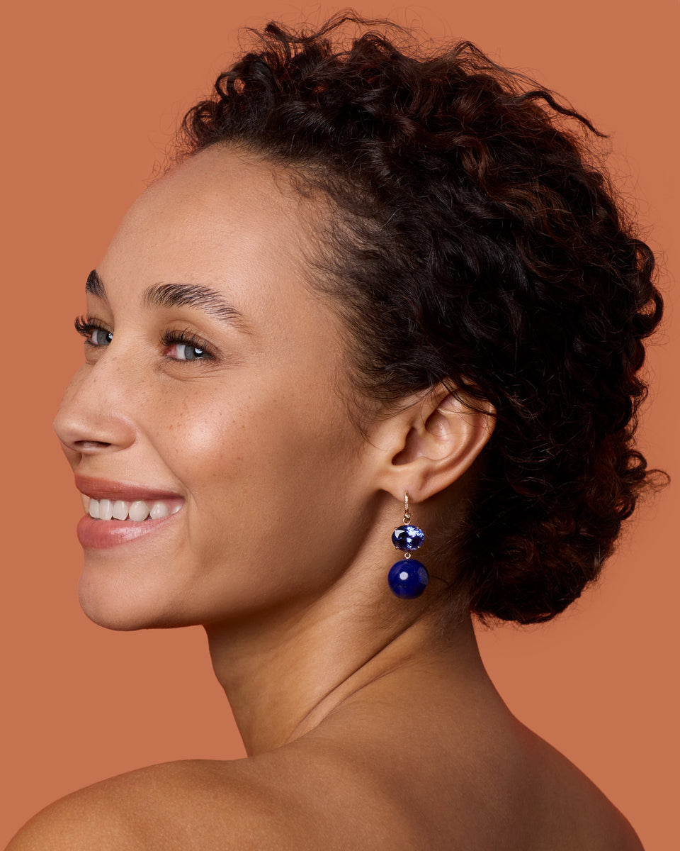 One of a Kind Gemmy Gem Gumball Earrings