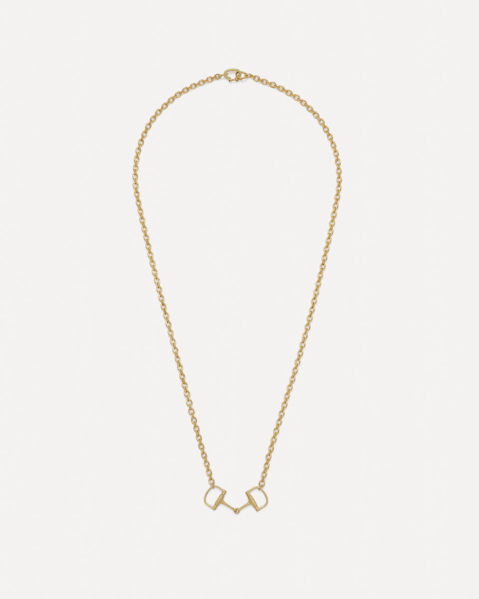 Small Equestrian Link Necklace - Irene Neuwirth