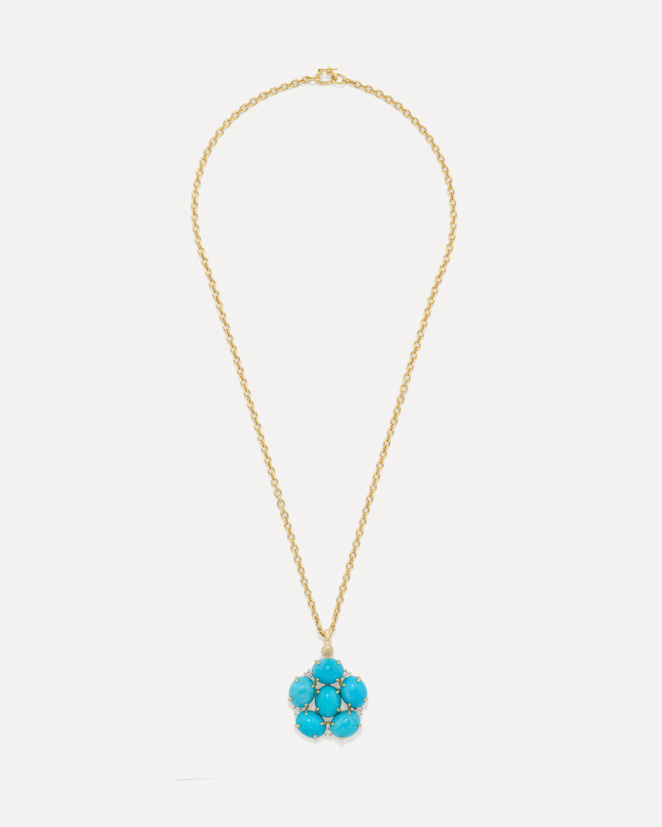 Pavé Classic Diamond Floret Necklace - Irene Neuwirth
