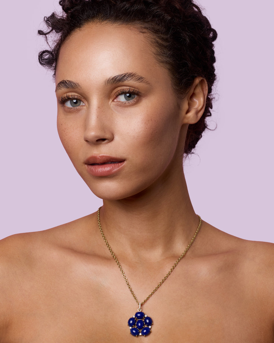 Pavé Classic Diamond Floret Necklace - Irene Neuwirth