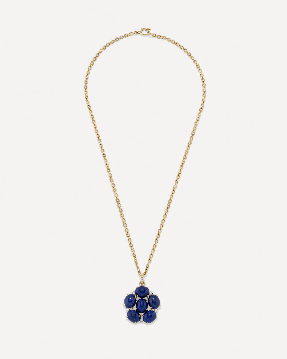 Pavé Classic Diamond Floret Necklace - Irene Neuwirth