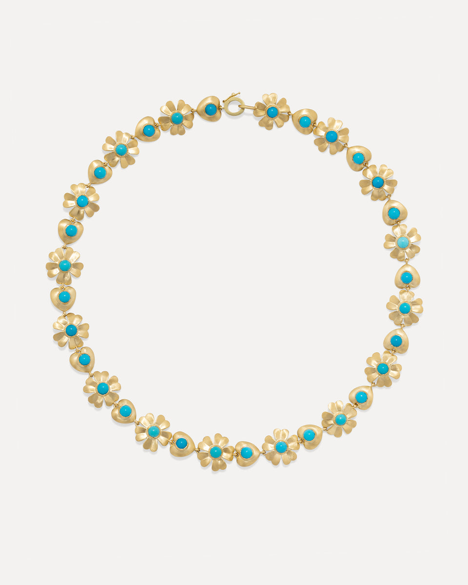 Golden Blossom Love Necklace - Irene Neuwirth