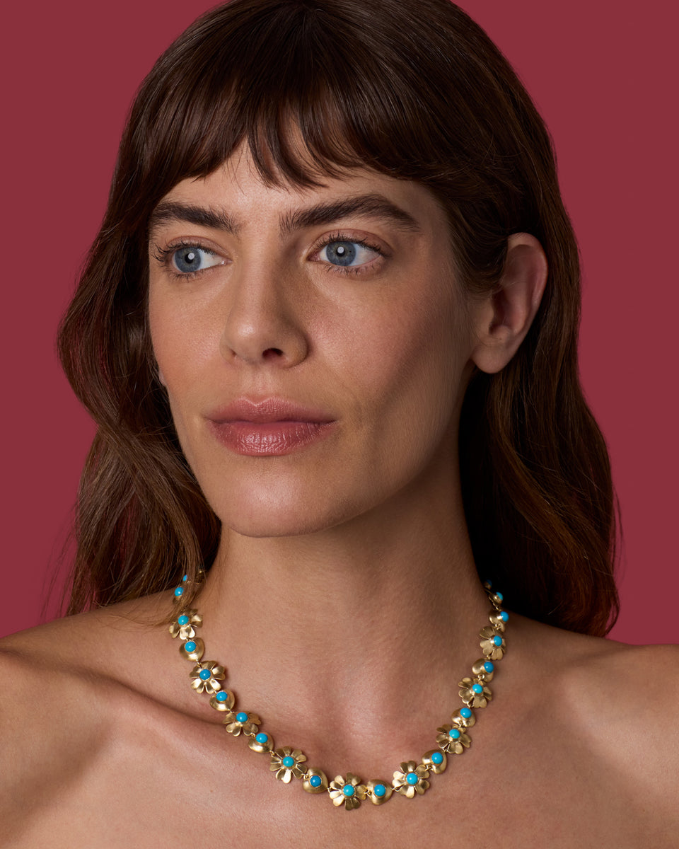 Golden Blossom Love Necklace - Irene Neuwirth