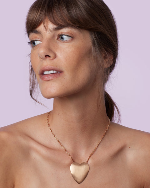 Extra Large Gold Classic Love Necklace - Irene Neuwirth
