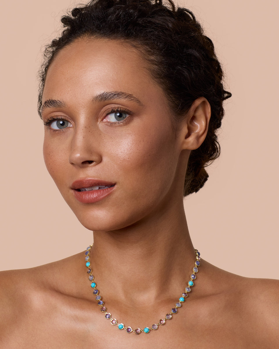 Small Classic Link Mixed Necklace - Irene Neuwirth
