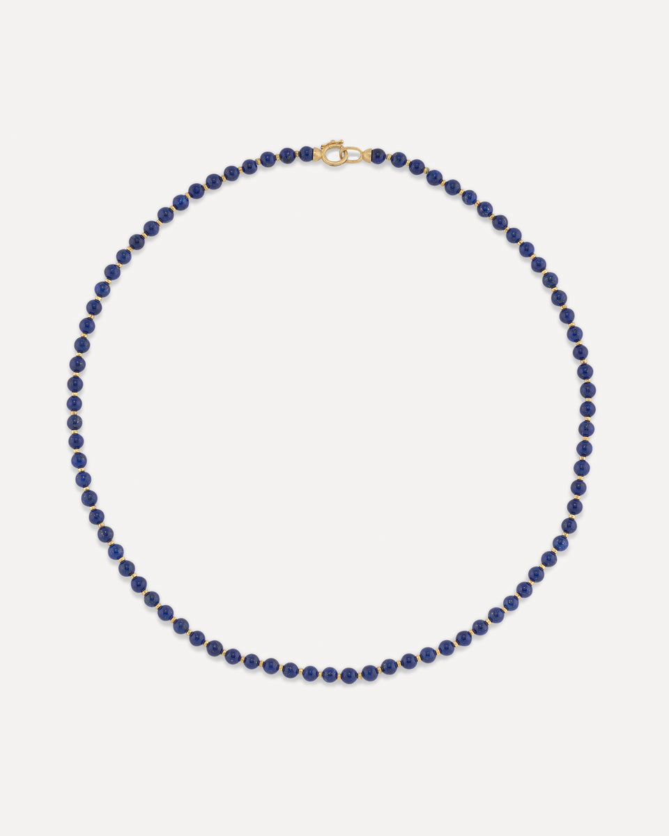 Petite Gumball Gold Beaded Necklace - Irene Neuwirth