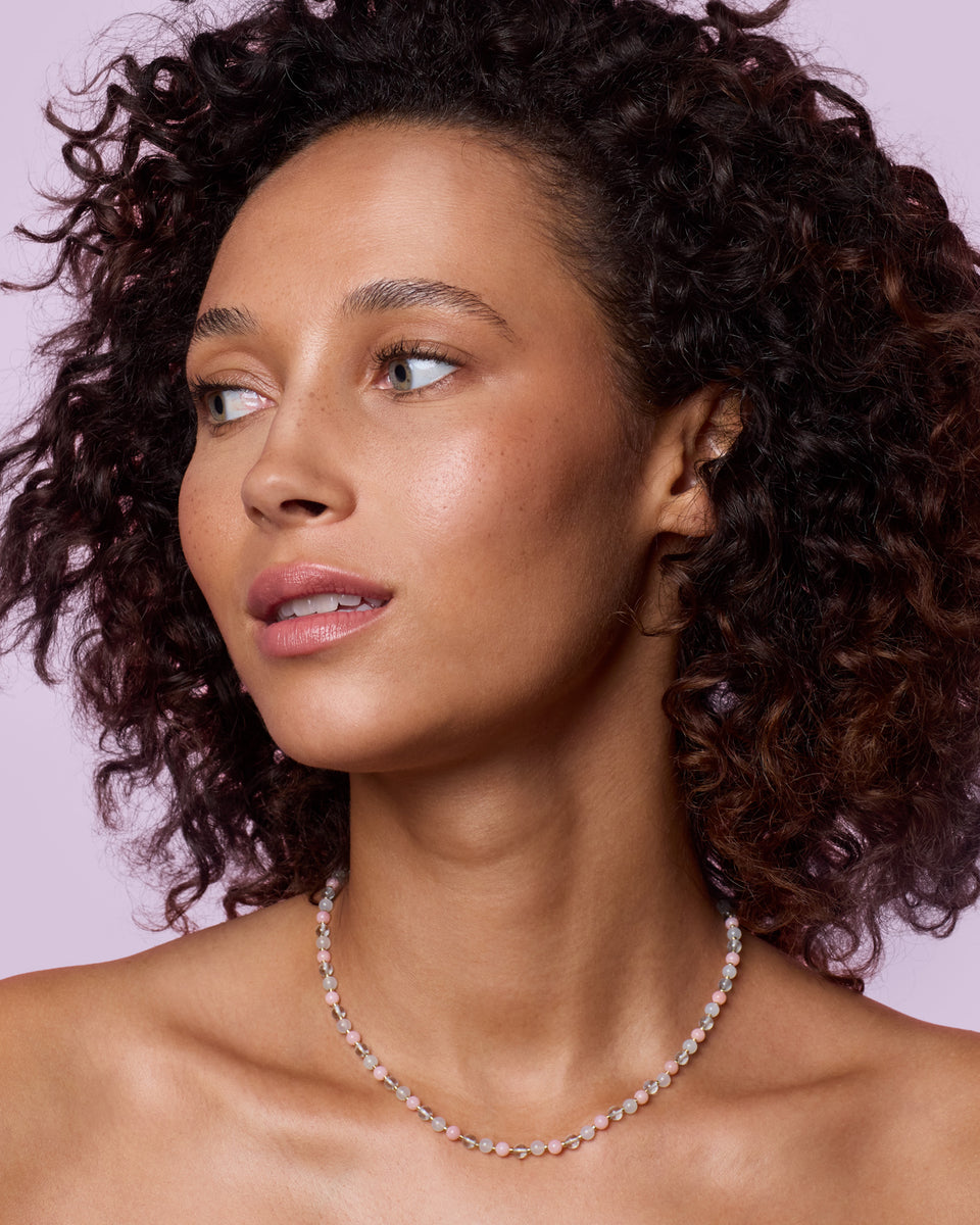 Petite Gumball Gold Beaded Mixed Necklace - Irene Neuwirth