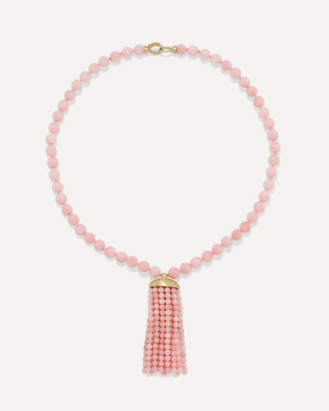 Gumball Tassel Necklace 18k Gold – Irene Neuwirth