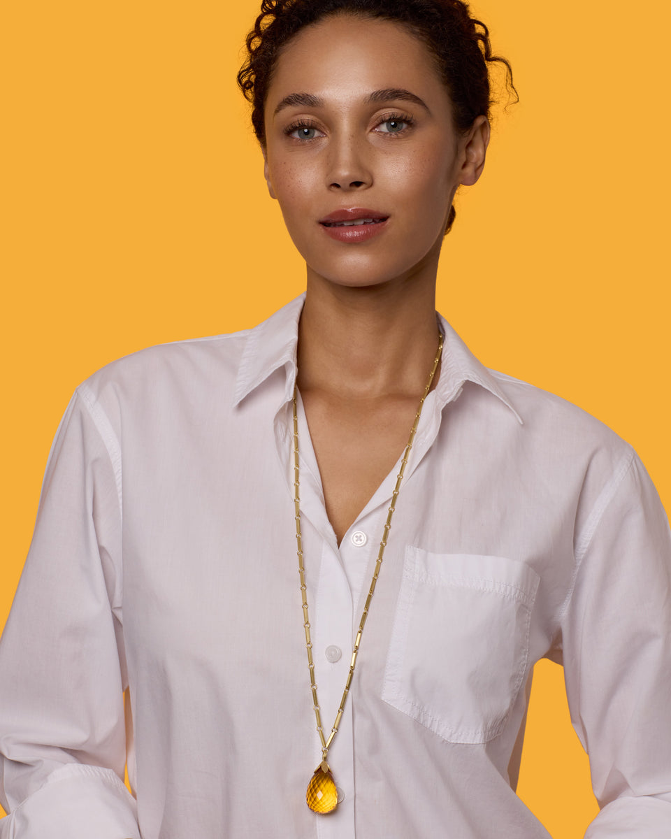 One of a Kind Amber Blossom Necklace