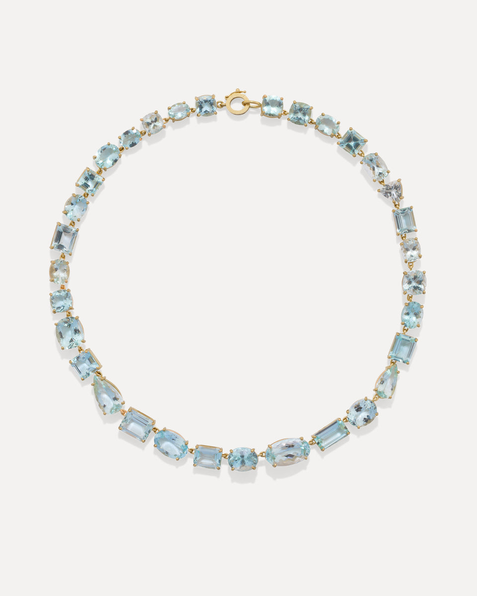 One of a Kind Gemmy Gem Link Necklace