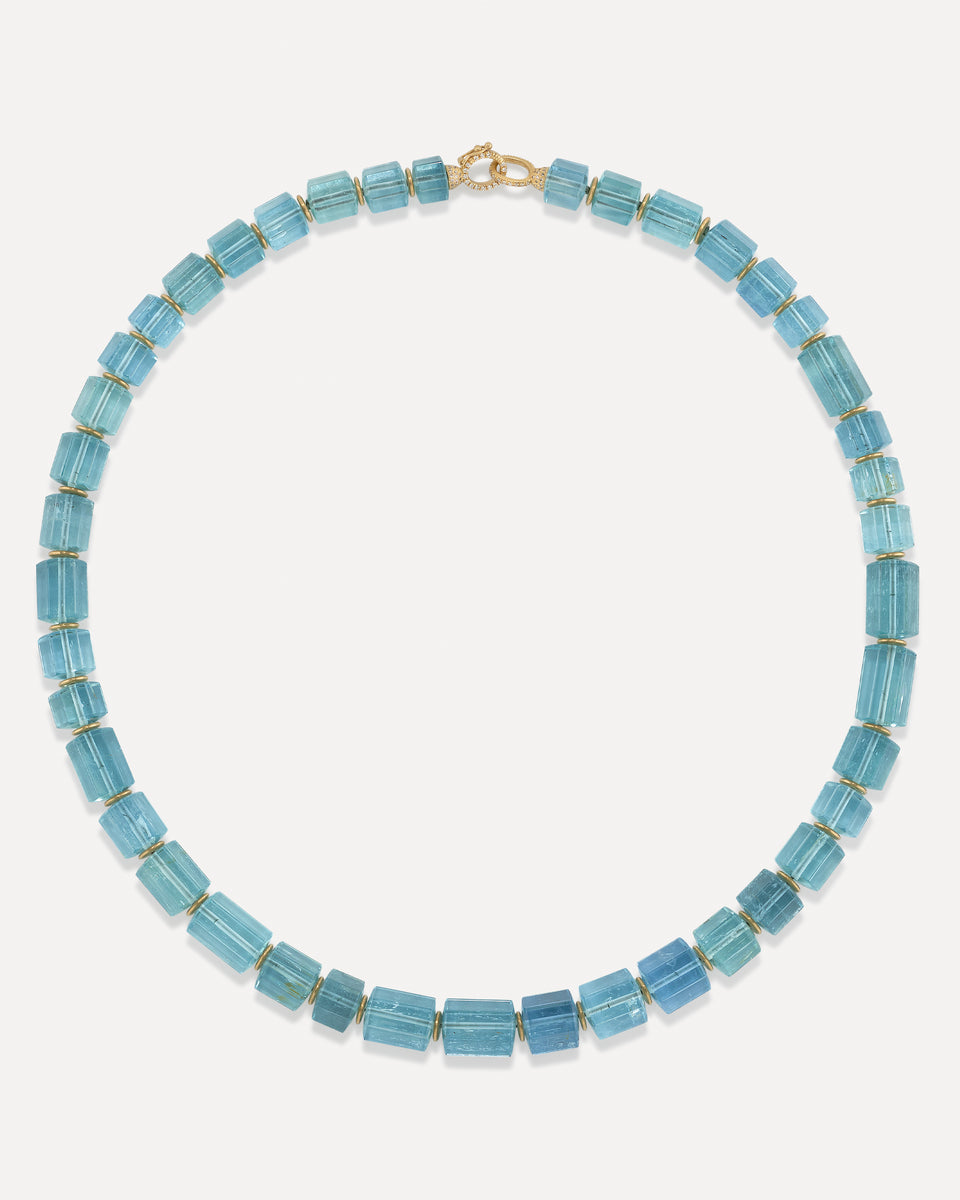 One of a Kind Pavé Gold Beaded Candy Necklace - Irene Neuwirth