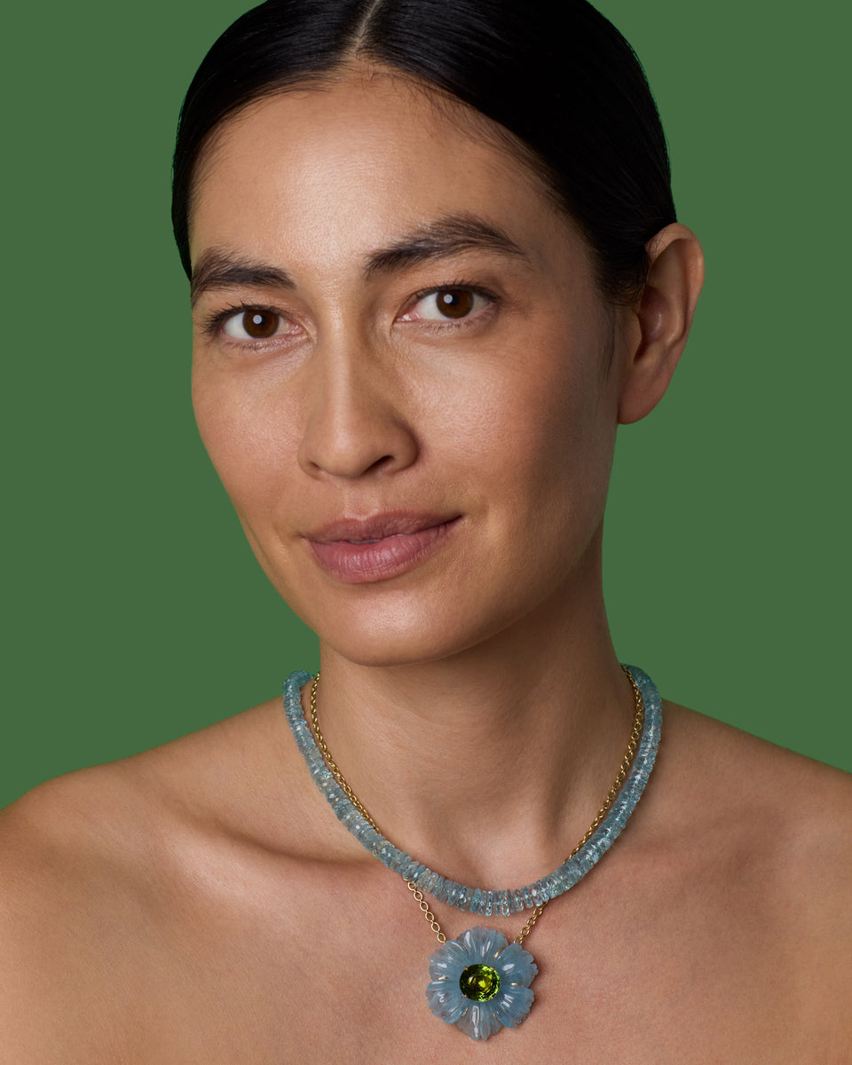 One of a Kind Faceted Beaded Candy Necklace