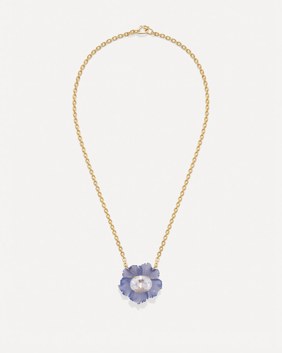 One of a Kind Tropical Flower Necklace
