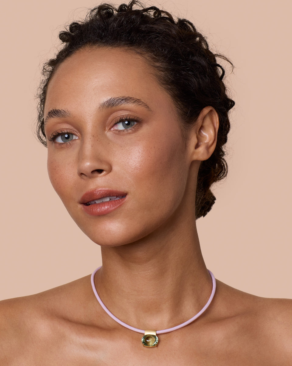 One of a Kind Fruit Leather Choker - Irene Neuwirth