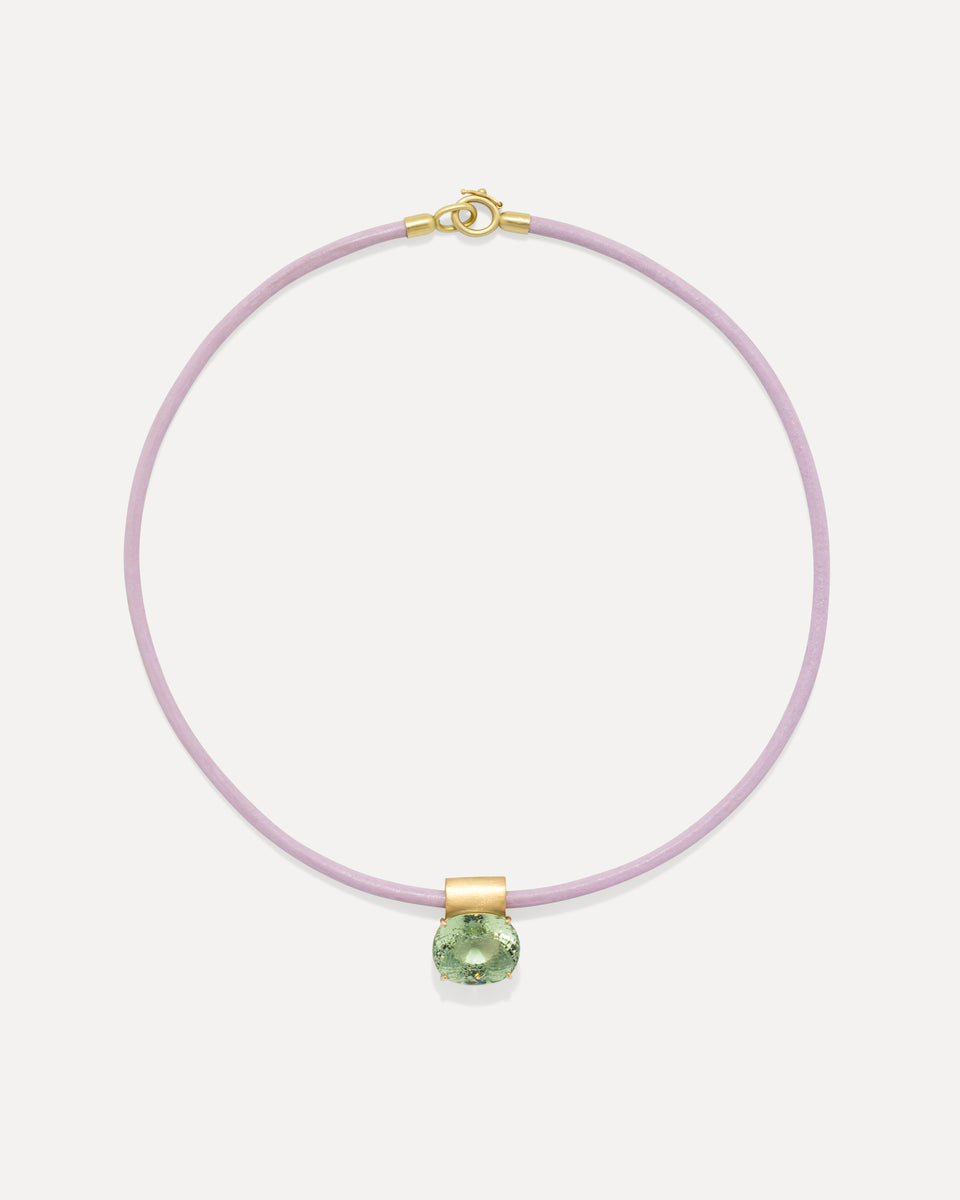 One of a Kind Fruit Leather Choker - Irene Neuwirth