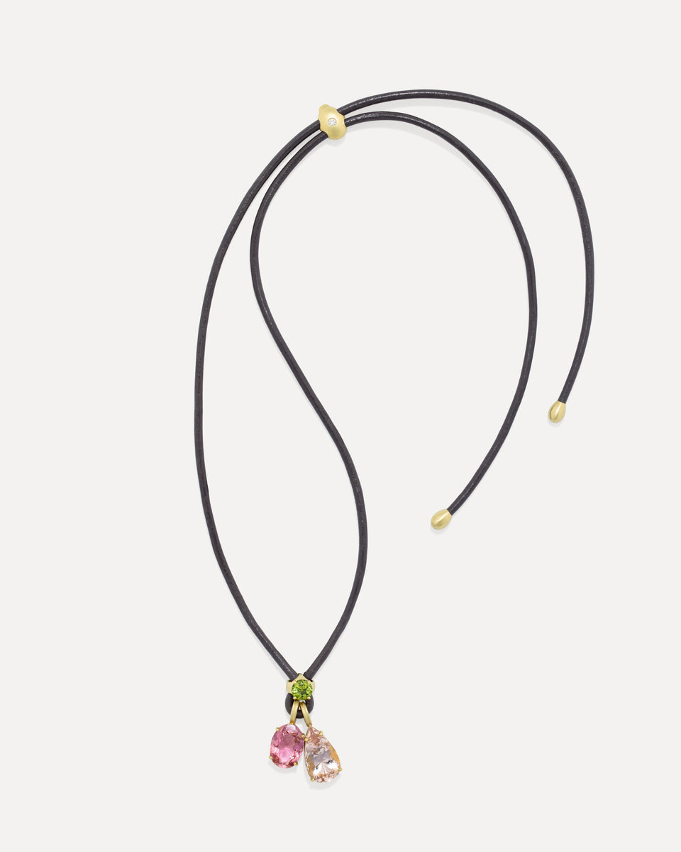 One of a Kind Fruit Leather Necklace - Irene Neuwirth