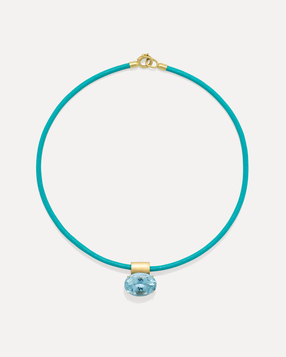 One of a Kind Fruit Leather Choker - Irene Neuwirth