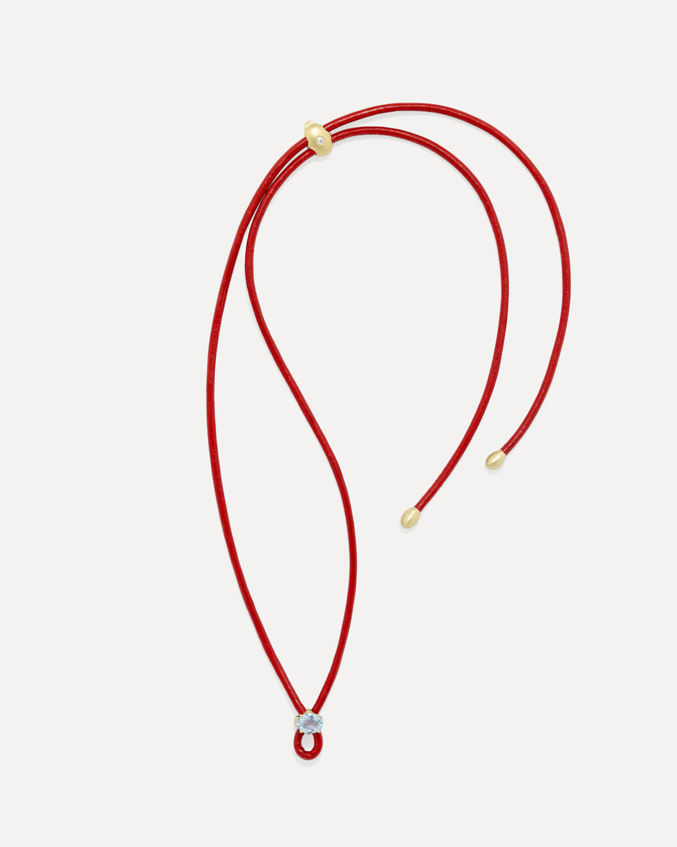 One of a Kind Fruit Leather Necklace - Irene Neuwirth