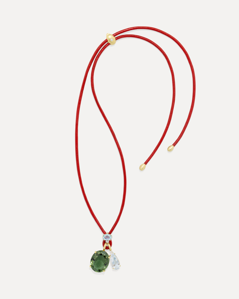 One of a Kind Fruit Leather Necklace - Irene Neuwirth