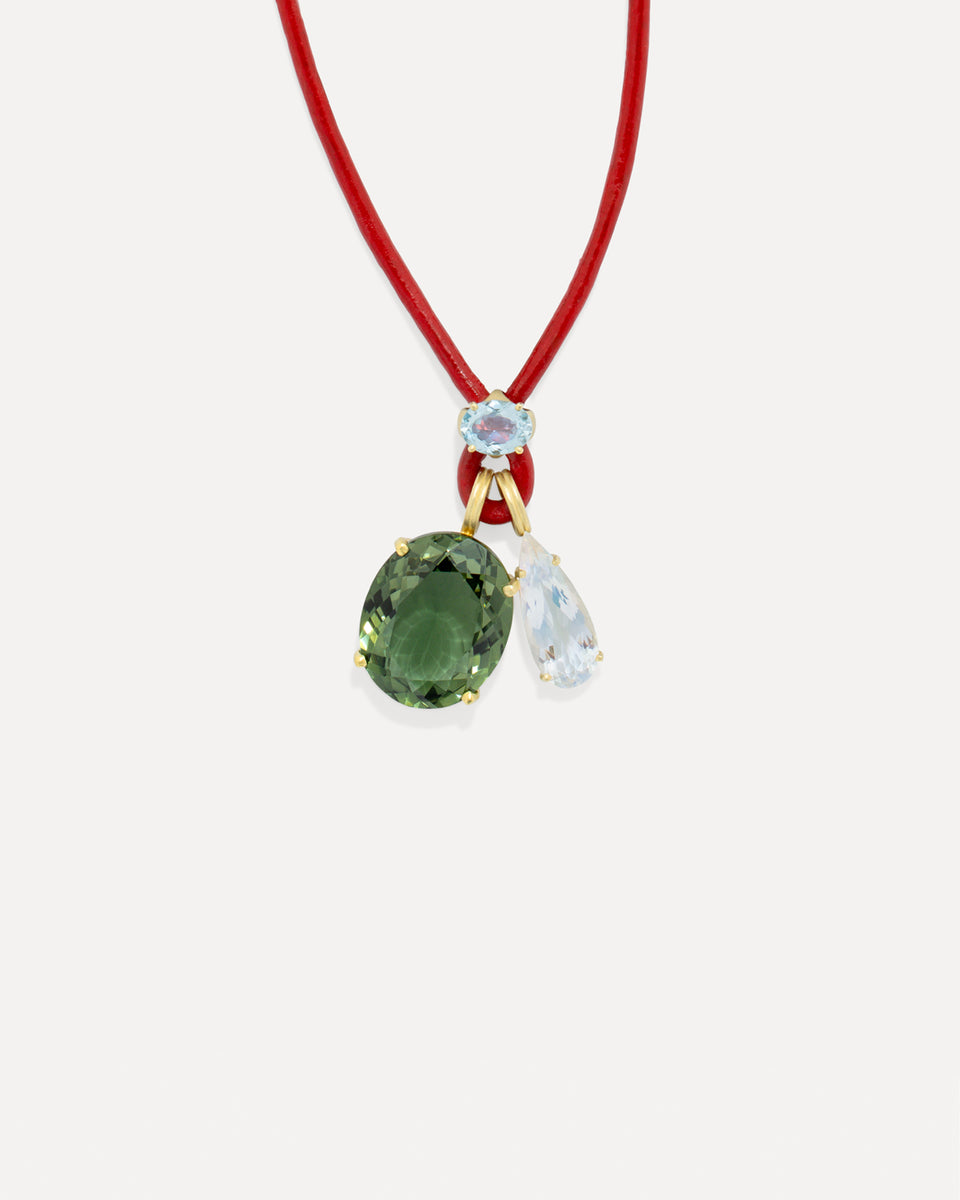One of a Kind Fruit Leather Necklace - Irene Neuwirth