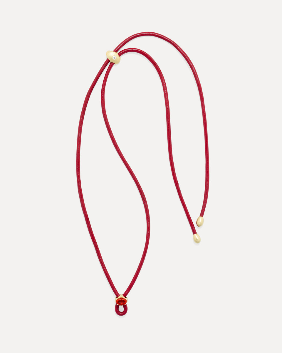 One of a Kind Fruit Leather Necklace - Irene Neuwirth