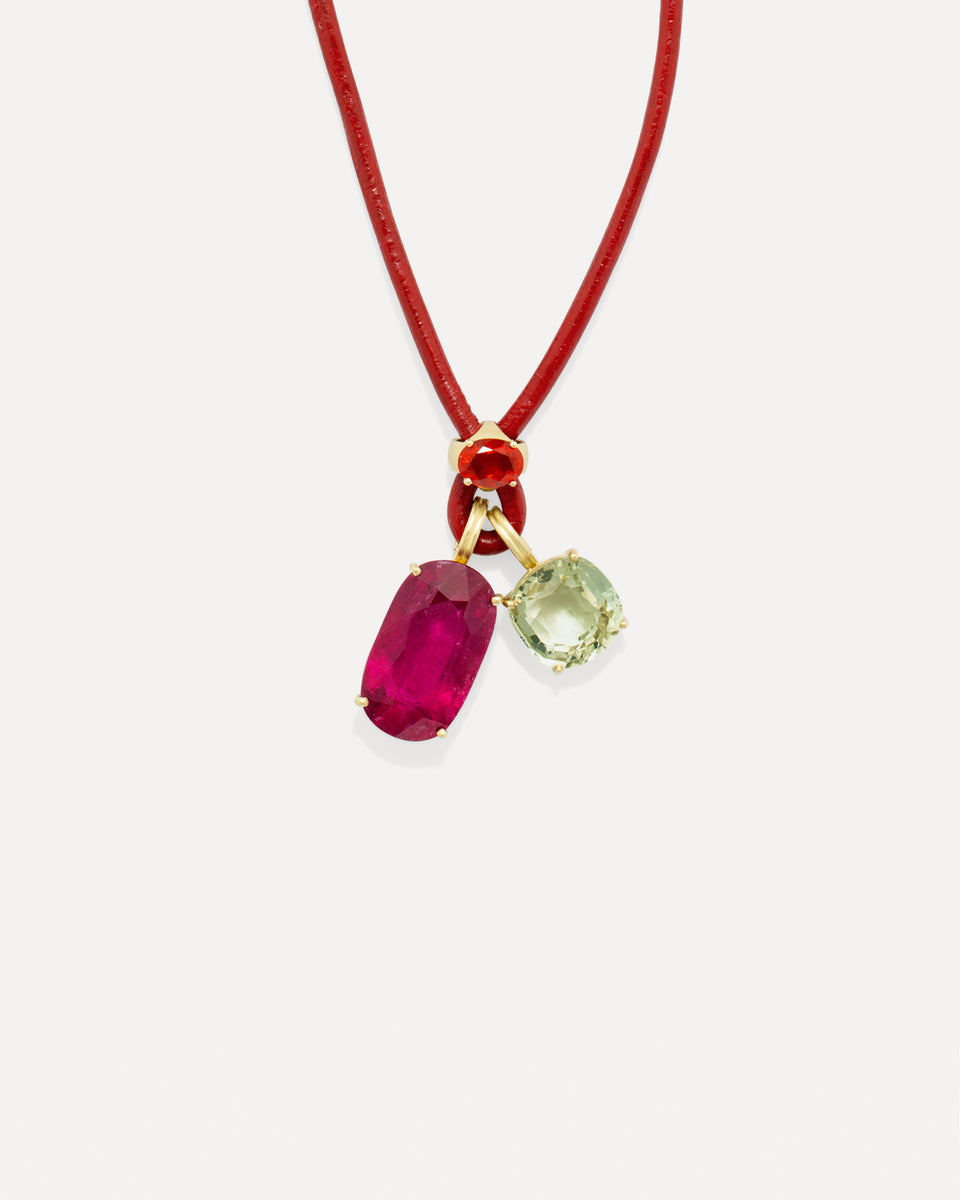 One of a Kind Fruit Leather Necklace - Irene Neuwirth