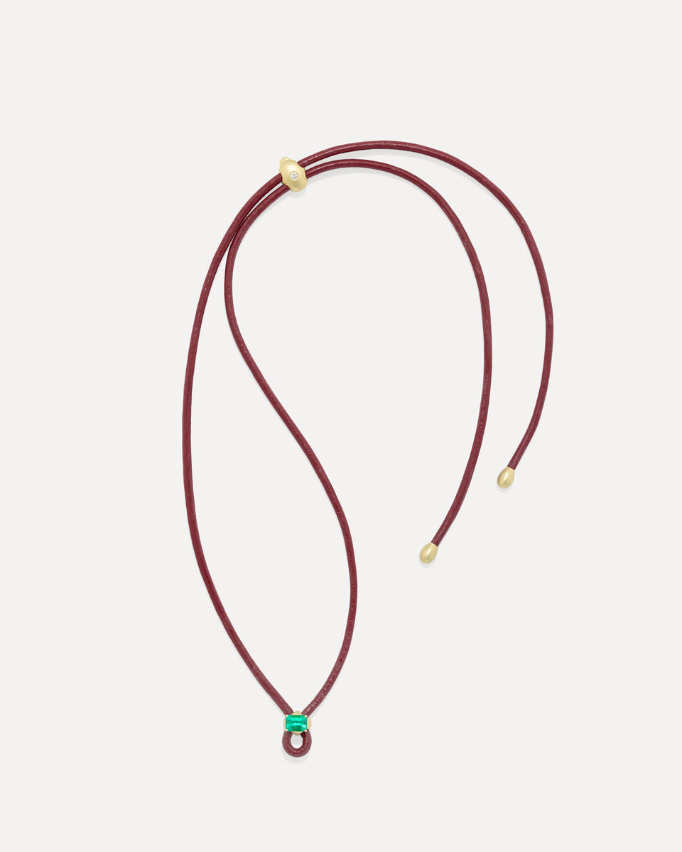 One of a Kind Fruit Leather Necklace - Irene Neuwirth