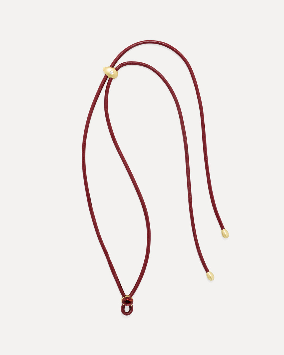 One of a Kind Fruit Leather Necklace - Irene Neuwirth