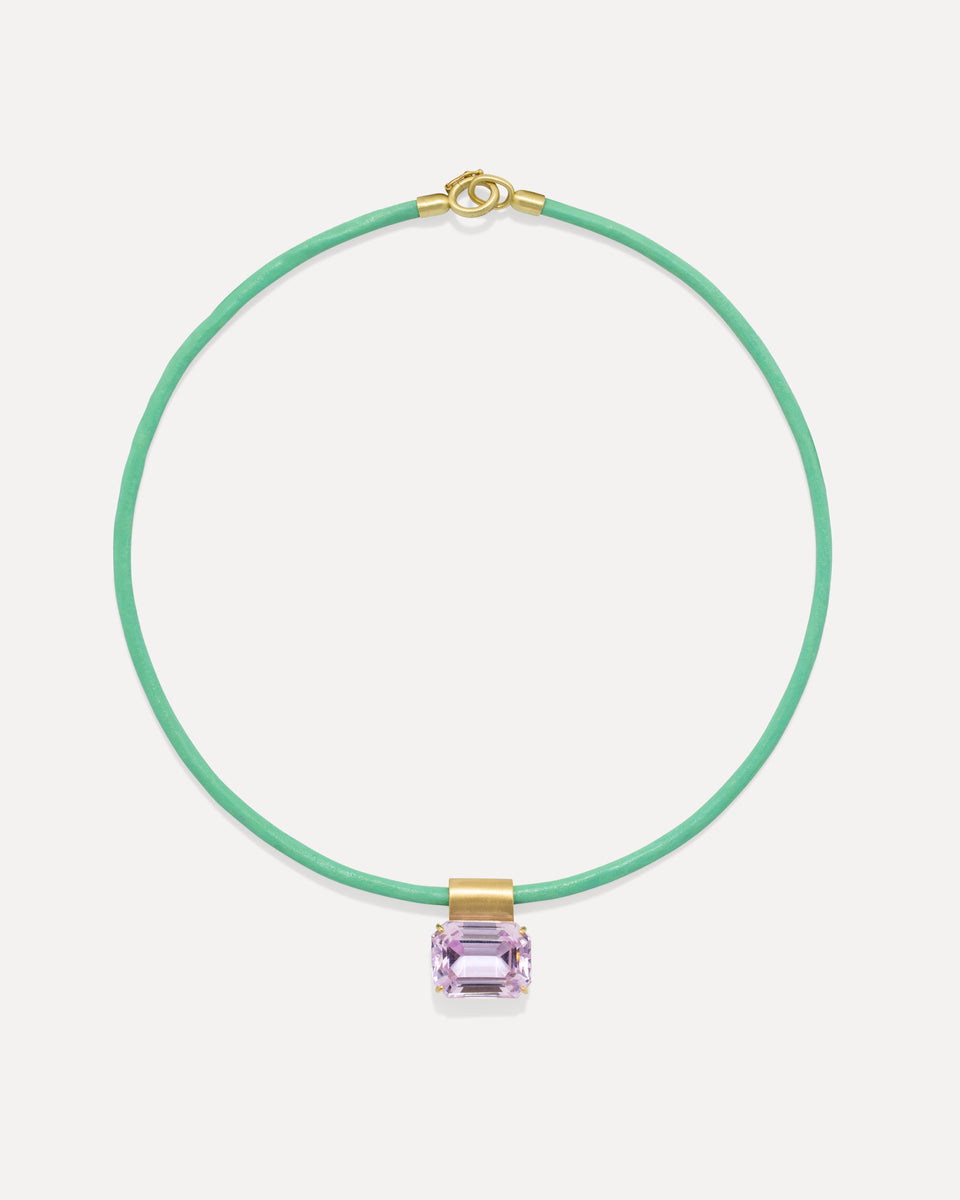 One of a Kind Fruit Leather Choker - Irene Neuwirth