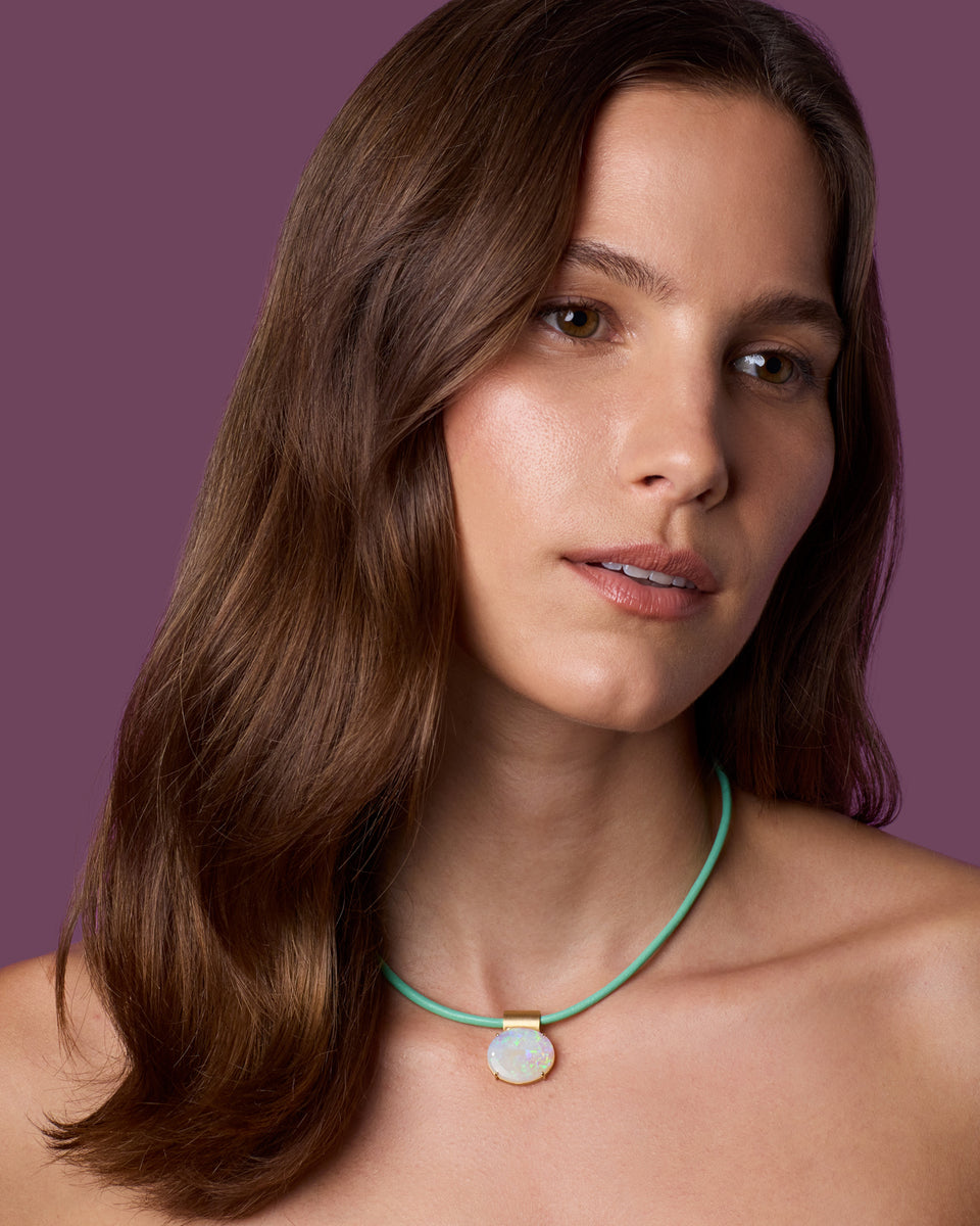 One of a Kind Fruit Leather Choker