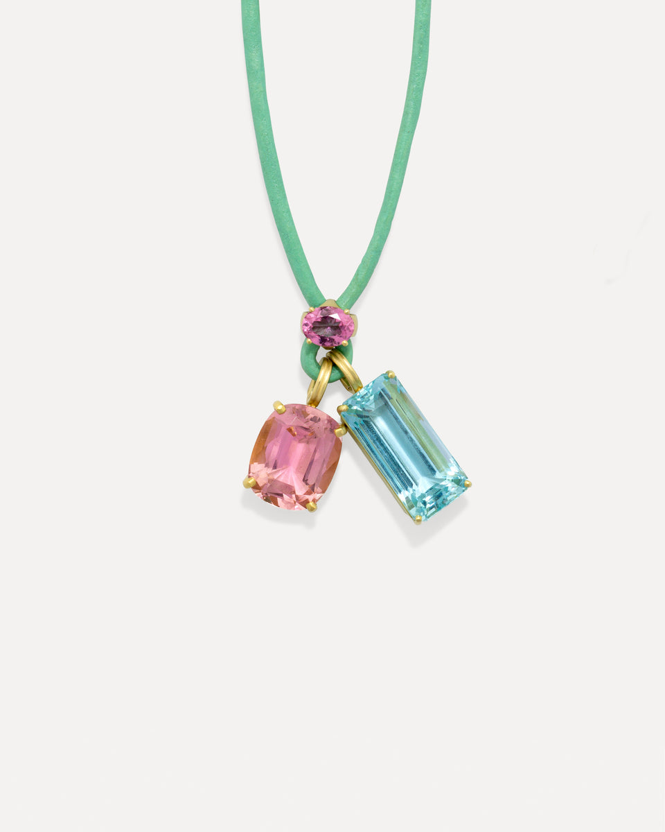 One of a Kind Fruit Leather Lucky Charm Necklace - Irene Neuwirth