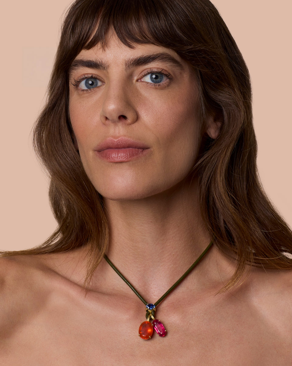 One of a Kind Fruit Leather Necklace
