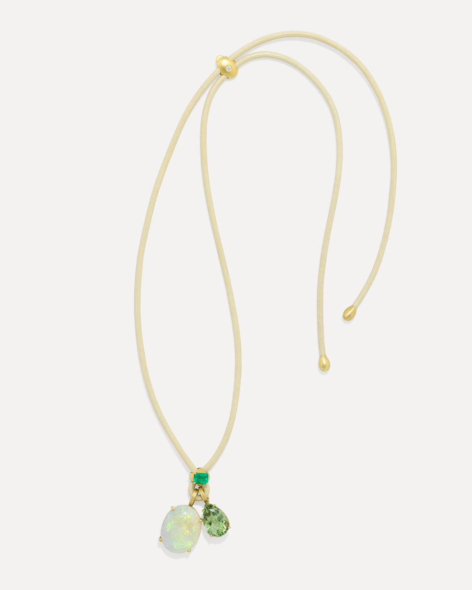 One of a Kind Fruit Leather Necklace - Irene Neuwirth