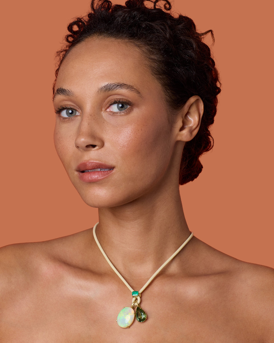 One of a Kind Fruit Leather Necklace - Irene Neuwirth