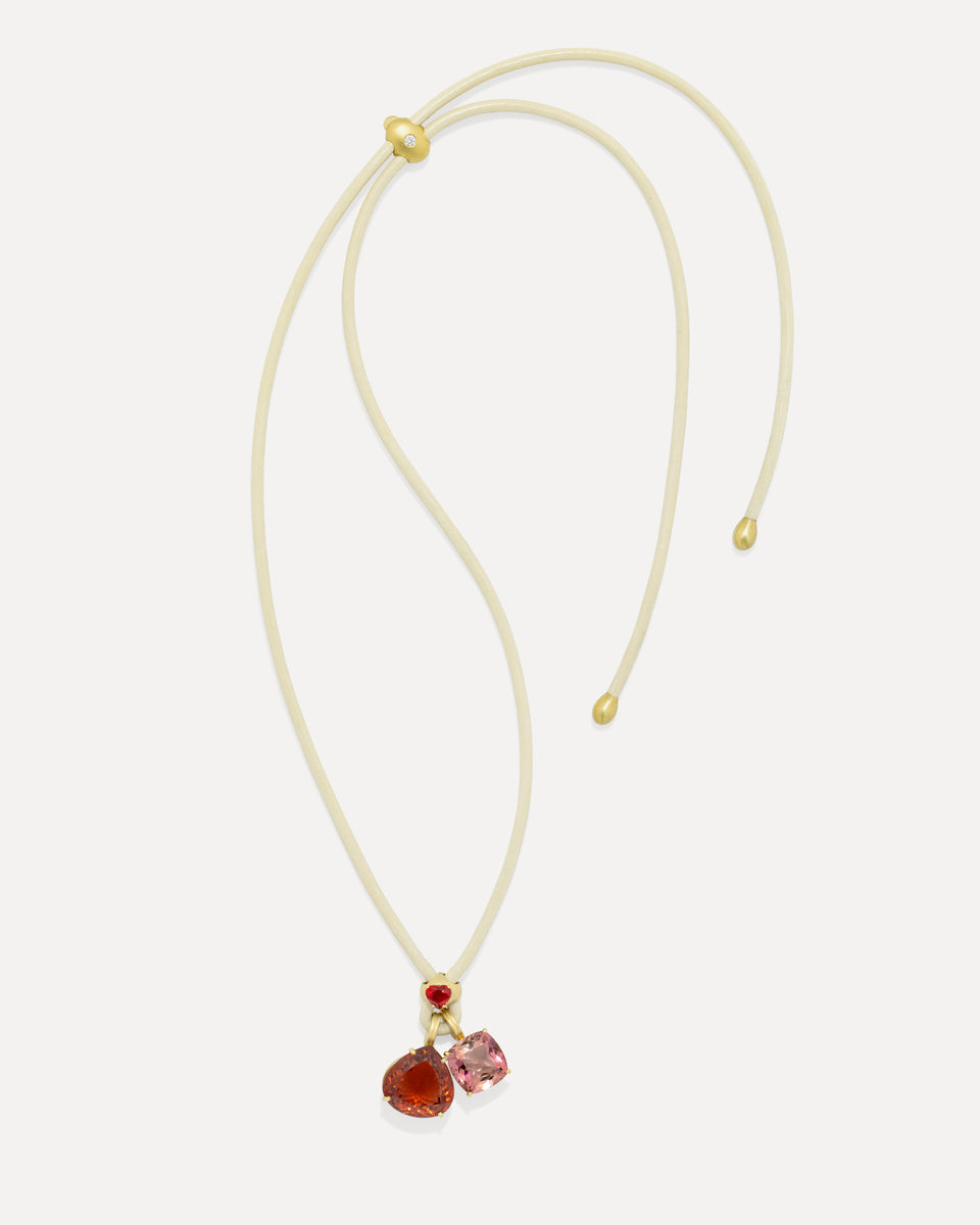 One of a Kind Fruit Leather Necklace - Irene Neuwirth