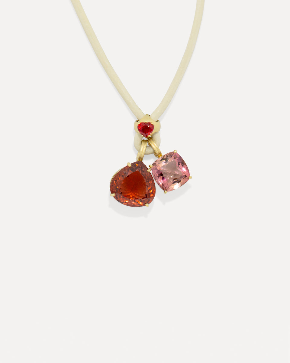 One of a Kind Fruit Leather Necklace - Irene Neuwirth