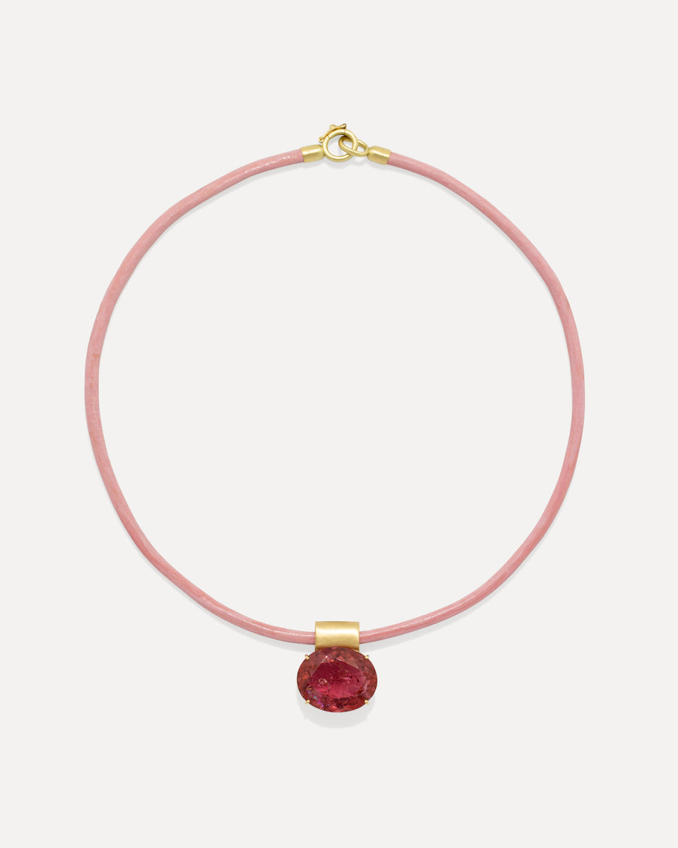 One of a Kind Fruit Leather Choker - Irene Neuwirth