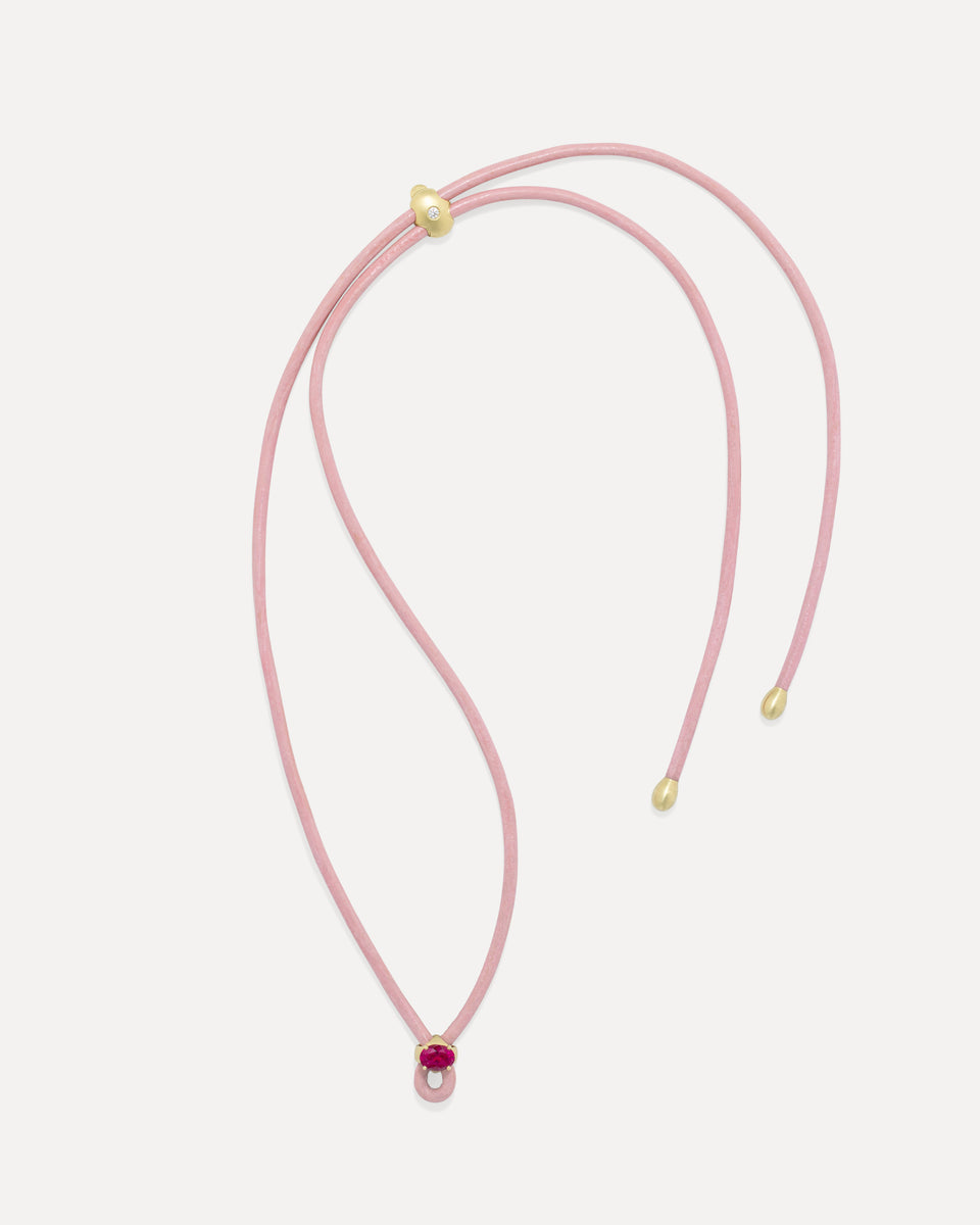 One of a Kind Fruit Leather Necklace