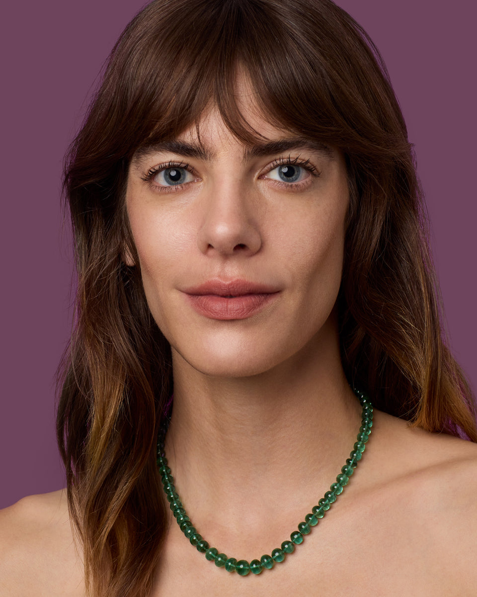 One of a Kind Smooth Beaded Candy Necklace - Irene Neuwirth