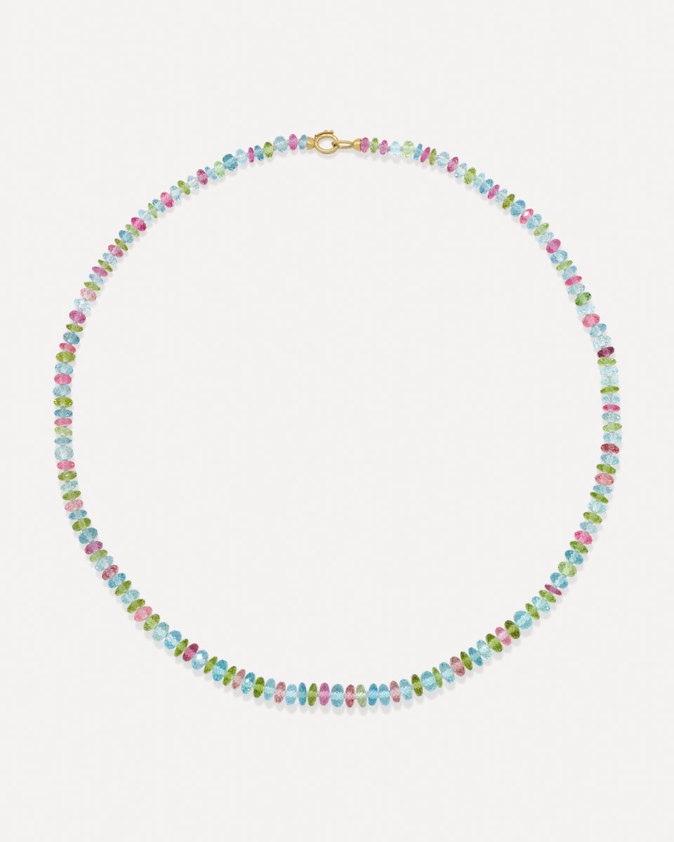 One of a Kind Faceted Beaded Candy Necklace