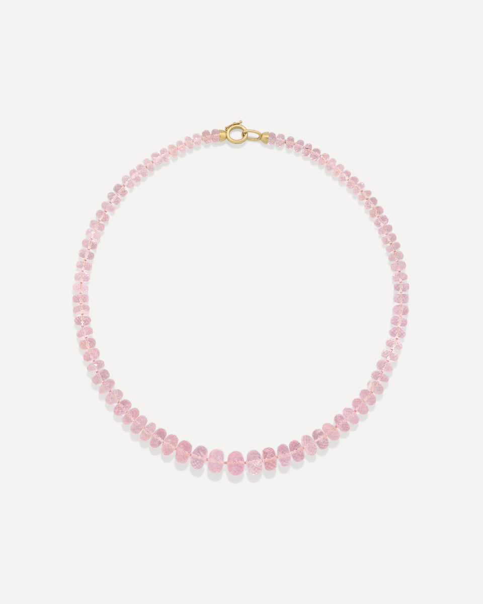 One of a Kind Faceted Beaded Candy Necklace - Irene Neuwirth