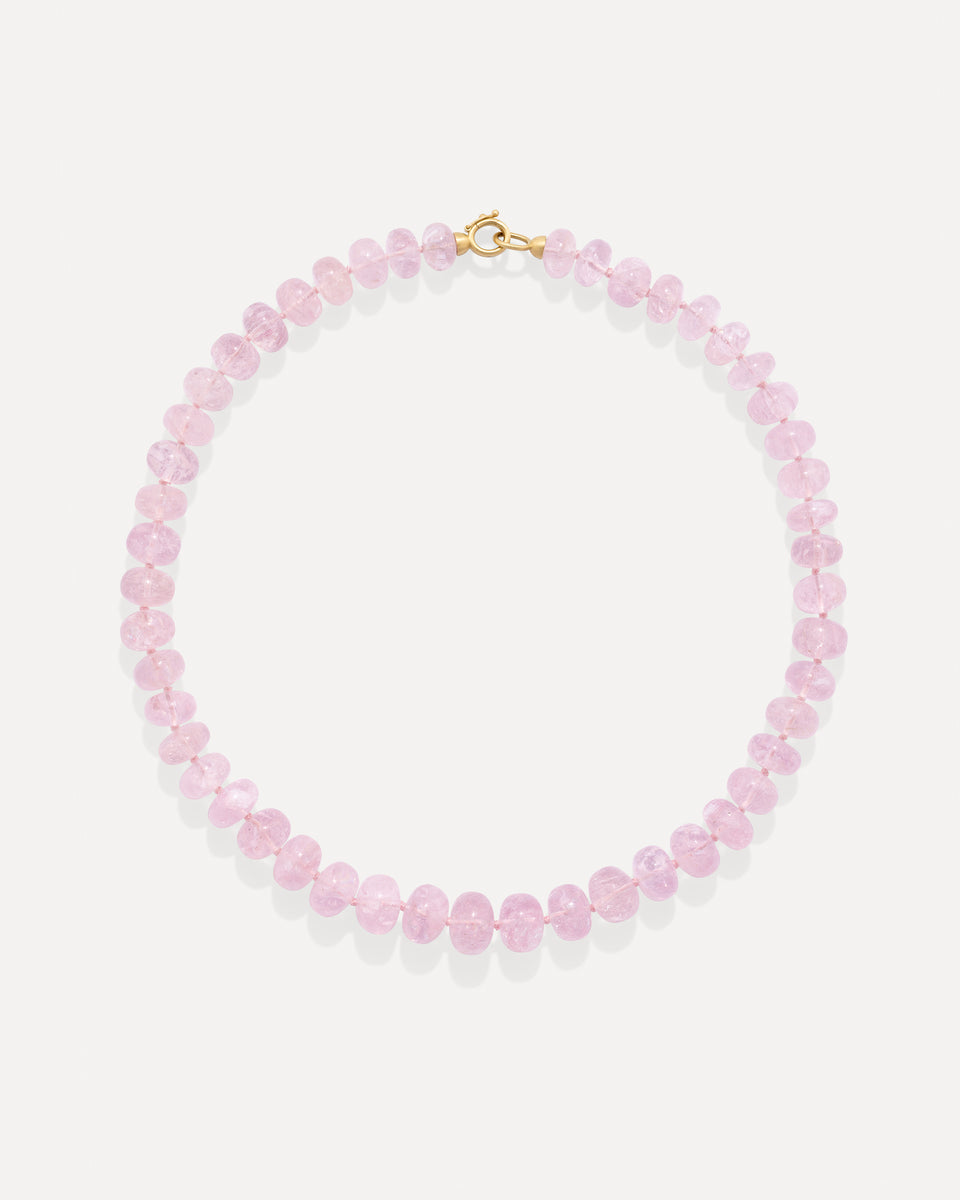 One of a Kind Smooth Beaded Candy Necklace - Irene Neuwirth