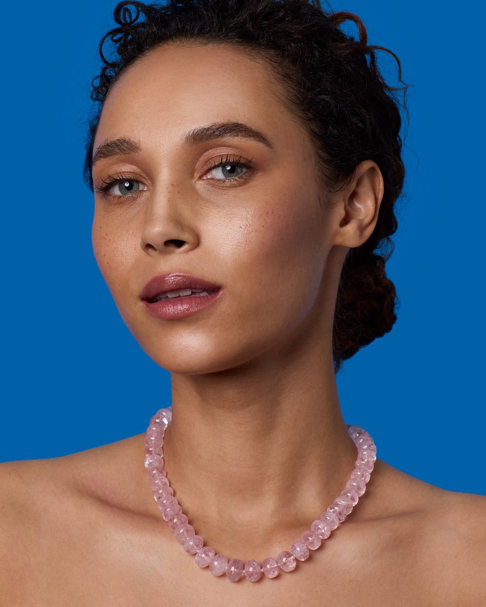 One of a Kind Smooth Beaded Candy Necklace - Irene Neuwirth